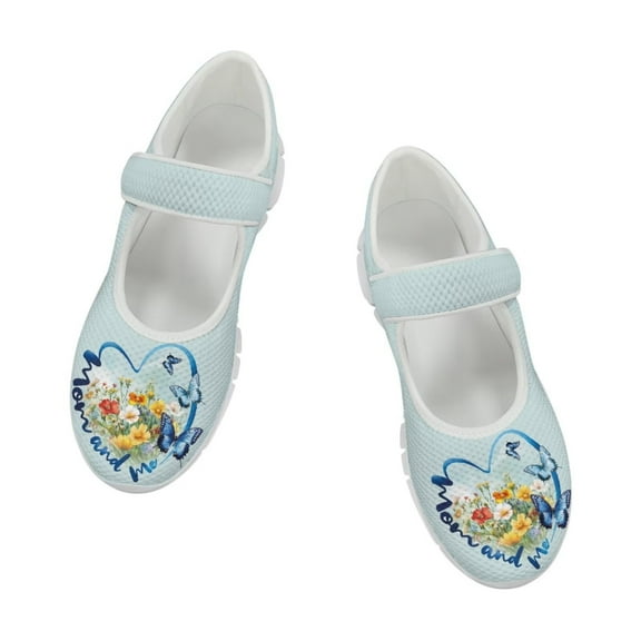 Psesaysky Casual Shoes for Women Hook & Loop Stylish Comfortable Durable Walking Shoes Gift for Mom Size 5.5-10