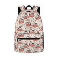 thumbnail image 1 of Psesaysky Cats Mushroom Hearts Backpack for Girls,School Large Bookbag Boys Lightweight Daypack, 1 of 7