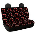 thumbnail image 1 of Psesaysky Cherry Print Design Non-Slip Car Rear Seat Covers for Automotive Car Interior, Comfortable Car Back Seat Covers Stretch Rear Bench Seat Cover, 1 of 7