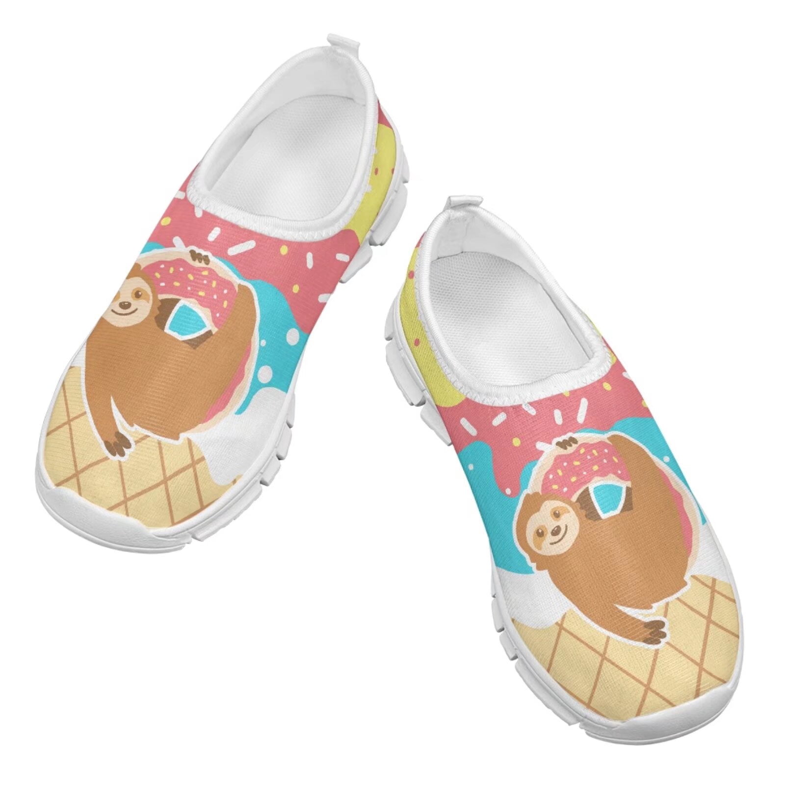 Children's Low-Cut Casual Shoes Loafers Comfortable Breathable Slip-on Sneakers Size 11-15