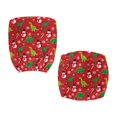 thumbnail image 1 of Psesaysky Christmas Dinosaur Snowman Motifs Computer Chair Slipcovers, 2 Pcs Desk Chair Cover Stretch Easy to Install Computer Office Chair Cover for Armchair, 1 of 8