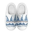 thumbnail image 1 of Psesaysky Christmas Slippers Women Girls Santa Claus Cotton Slippers Christmas Gift for Wife Daughters Warm and Cozy White Slippers for Women, 1 of 7