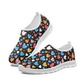 thumbnail image 1 of Psesaysky Colorful Love Heart Printed Shoes for Girls Women Skin-Friendly Durable Walking Shoes Size 5.5-11.5, 1 of 7