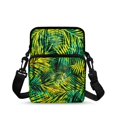 thumbnail image 1 of Psesaysky Crossbody Bag for Shop, with Zipper Pockets Lightweight Coin Bag for Womens Tropical Palm Leaf Theme Crossbody Bags, 1 of 7