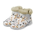 thumbnail image 1 of Psesaysky Cute Cats Print Snow Boots for Women Girls Cat Lovers Slip-on Fashion Wear-Resistant Ankle Boots Size 6-12, 1 of 7