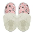 thumbnail image 1 of Psesaysky Cute Panda Print Cotton Slippers Winter Indoor Fuzzy Slippers Cotton Slippers with Flannel Fur Edge, 1 of 8
