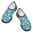 thumbnail image 1 of Psesaysky Dog Paw Daisy Print Casual Shoes Walking Shoes for Little Girls Breathable Comfortable Loafers Size 11-15, 1 of 7