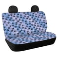 thumbnail image 1 of Psesaysky Dog Paw Print Rear Bench Seat Covers with SUV Sedan, Comfortable Waterproof Stretch Back Seat Protectors (2 Pack), 1 of 4