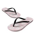 thumbnail image 1 of Psesaysky Dog Paw Printed Sandals for Women Pink Flip Flops for Girls Comfortable Beach Thong Sandals Lightweight Anti-Slip Slippers for Steam Room Indoor Use Black Strap Size 5, 1 of 7