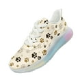 thumbnail image 1 of Psesaysky Dog Paw Sneakers for Girls Women's Rainbow Air Cushion Shoes Comfortable Durable Tennis Shoes Size 6-11, 1 of 7