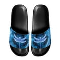 thumbnail image 1 of Psesaysky Dragonfly Printed Slide Sandals for Men Suitable for Bathroom Beach Swimming Pool Indoor Outdoor Fashion Comfortable Slide Sandals Shoes, 1 of 4