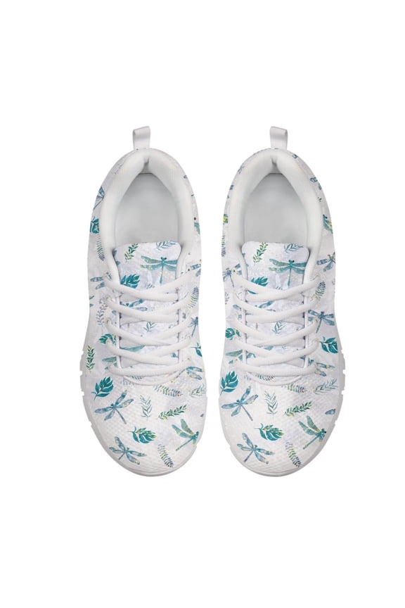 Dragonfly Running Shoes for Students Women Outdoor Comfortable Hiking Shoes Fashionable Print Sneakers