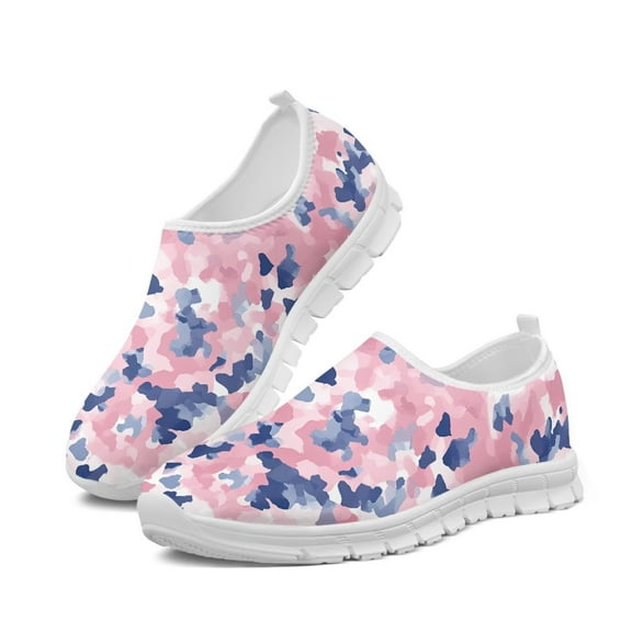 Psesaysky Fashionable Camouflage Casual Shoes for Women Lightweight and Breathable Walking Sneakers Anti-Slip Durable Hiking Shoes