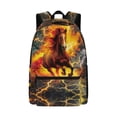 thumbnail image 1 of Psesaysky Fiery Horse Lightning School Bookbag Set for Boys Girls Laptop Backpack Lightweight Carry on Backpack Organizer, 1 of 7