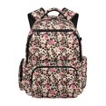 thumbnail image 1 of Psesaysky Floral Leopard Toddler Bookbag with Large Capacity Portable Outdoor Backpack, Lightweight 17 Inch School Backpack for Travel Sports Elementary, 1 of 10