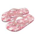 thumbnail image 1 of Psesaysky Girls Classic Non Slip Beach Sandals Pink Cartoon Axolotl Print Casual Flip Flop Surfer Boy Girl Size 13.5, 1 of 7