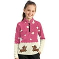 thumbnail image 1 of Psesaysky Girls Half Zipper Sweatshirts Cute Trendy Fall Pullover Crop Tops for Teen Girls Long Sleeve Sweater Cute Dachshund Friends Print Winter Fleece Jacket 8-9 Years, 1 of 6