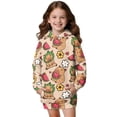 thumbnail image 1 of Psesaysky Girls Hoodies Cute Capybara Watermelon Print Pullover Hooded Sweatshirts Kids Warm Casual Hoodie Dress Outfits Fall Winter Clothes for 9-10 Years, 1 of 7