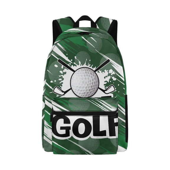 Psesaysky Golf Ball Club Backpack Lightweight School Bag Large Capacity Book Bag Daybag Hiking Travel Bag