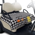 thumbnail image 1 of Psesaysky Golf Cart Seat Covers, Golf Cart Seat Towel Blanket with Handle, Foldable, Soft and Comfortable, Suits EZGO, Yamaha, Club Car and Other 2-Seat Carts, 51"x 30.3", Buffalo Plaid, 1 of 8