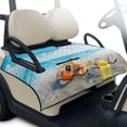 thumbnail image 1 of Psesaysky Golf Cart Seat Covers Universal Golf Cart Seat Blanket with 4 Pockets and Handle Fit for EZGO TXT RXV/Club Car DS Precedent Front Seats 2-Person Seats, Beach Starfish, 1 of 8