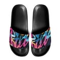 thumbnail image 1 of Psesaysky Graffiti Slide Sandals Shoes for Men Boys Soft Comfortable Sandals Indoor Outdoor Anti-Slip Lightweight Beach Sandals Bathroom Sandals Shoes, 1 of 4