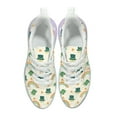 thumbnail image 1 of Psesaysky Green Hats Rainbow Running Shoes for St.Patrick's Day Breathable Comfortable Athletic Shoes Walking Shoes for Girls Ladies Suitable for All Seasons, 1 of 7