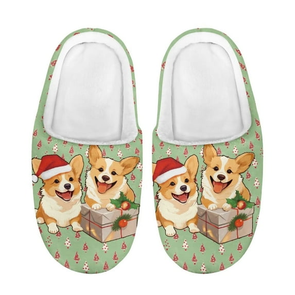 Psesaysky Happy Dog Kids Cotton Slippers Children's Plush Slippers Soft and Warm Slippers for Children