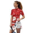 thumbnail image 1 of Psesaysky Happy Santa Claus Snowman Tennis Dress for Women Collared Golf Athletic Dresses Christmas Short Sleeve Midi Dress with Inner Shorts&Pockets Workout Pickleball Outfit, 1 of 7