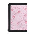 thumbnail image 1 of Psesaysky Heart Bear Pattern Trifold Card Wallet for Holiday, Polyester Children's Wallet with Thin Slim Kids Trifold Wallet, 1 of 7