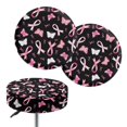 thumbnail image 1 of Psesaysky High Elastic Round Bar Stool Seat Covers for Home Kitchen, Polyester Soft Vanity Seat Cushion Saddle Slipcovers with With Elastic Bands, 1 of 6