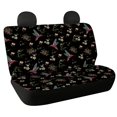 thumbnail image 1 of Psesaysky Hummingbird Floral Rear Bench Seat Covers for Cars, 2 Piece Soft Stretchy Back Seat Covers for Automotive Interior, Pet and Men Use, 1 of 4