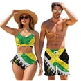 thumbnail image 1 of Psesaysky Jamaican Matching Swimsuits for Couples Music Piano Women's 2 Piece Bikini Sets Halter Summer Shorts for Men Couples Concert Swimwear His and Hers Swimsuits Matching Set-M, 1 of 7