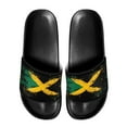 thumbnail image 1 of Psesaysky Jamaican Yellow and Green Slide Sandals for Men Boys Indoor Outdoor Anti-Slip Wear-Resistant Flip Flops Size 5-14, 1 of 4