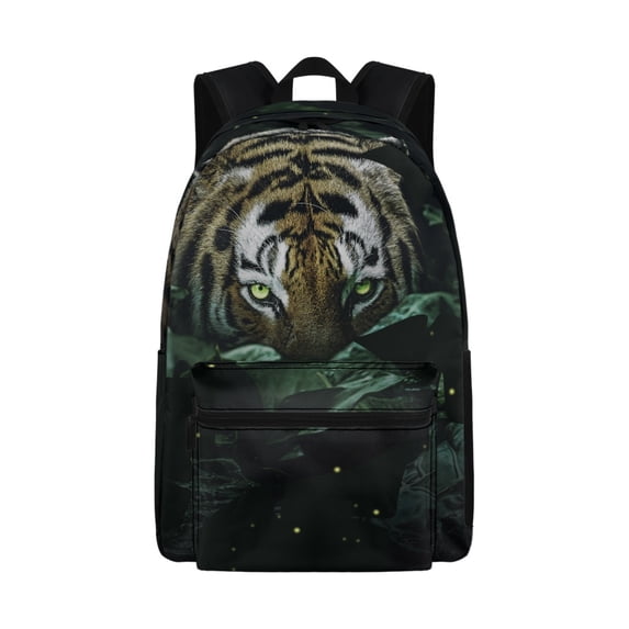 Psesaysky Jungle Tiger Girls Boys School Backpack Students Bookbag Fits Laptop 15 Inch Daypack