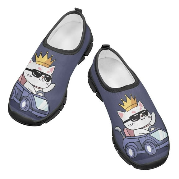 Psesaysky Kids Boys' Cool Casual Shoes Wear-Resistant Loafers Comfortable Breathable Slip-on Sneakers Size 11-15