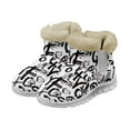 thumbnail image 1 of Psesaysky Letters Snow Boots for Women Teachers Students Outdoor Women’s Snow Boots Wide Toe Comfortable Winter Boots, 1 of 7