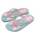 thumbnail image 1 of Psesaysky Little Kid Girls Boys Beach Pool Flip Flops Axolotl&Bow Tie Print Sandals Water Shoes Size 12, 1 of 7