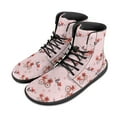 thumbnail image 1 of Psesaysky Love Bike Printed Sneakers for Valentine's Day High-Top Minimalist Barefoot Shoes for Ladies Size 6-13.5, 1 of 7