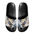 thumbnail image 1 of Psesaysky Men's Eagle Printed Slide Sandals Flexible Comfortable Sandals Suitable for Bathroom Beach Swimming Pool Size 5-14, 1 of 4