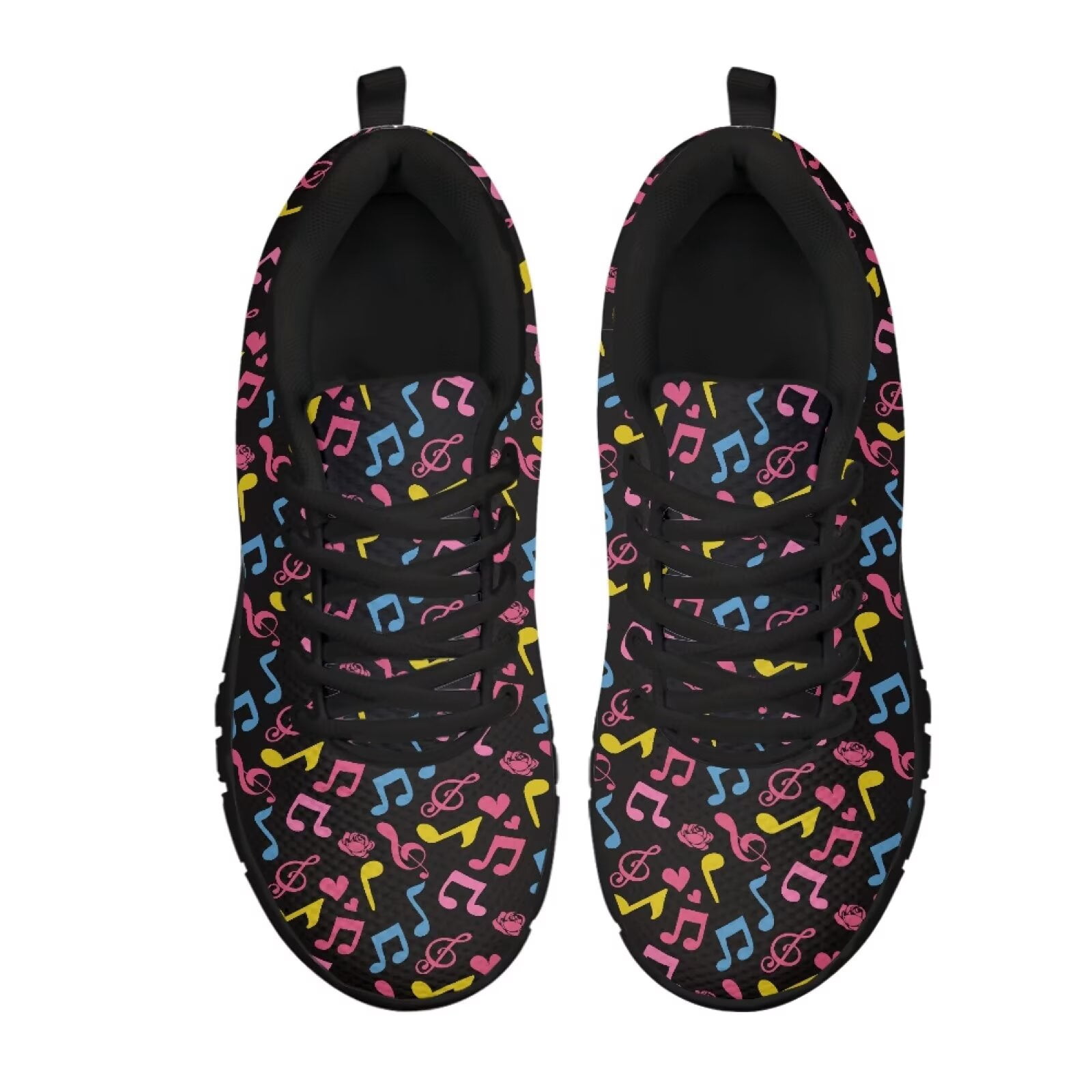 Psesaysky Music Notes Running Shoes for Students Women Outdoor ...