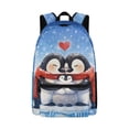 thumbnail image 1 of Psesaysky Penguin Family Heart School Bag for Student Laptop Backpack Casual Travel Backpacks Kids Boys Girls Schoolbag Bookbag for Men Women, 1 of 7