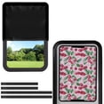 thumbnail image 1 of Psesaysky Pink Cherry RV Door Window Shade for Total UV Protection, Half-Fold Design Window Sunshade Blinds for Camper Windows Travel Trailer Camping Accessories 17.3" x 26", 1 of 7
