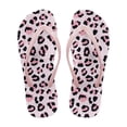 thumbnail image 1 of Psesaysky Pink Leopard Flip Flops for Women Girls Fashionable Comfortable Durable Beach Sandals Shower Sandals Size 5-9, 1 of 7