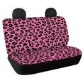 thumbnail image 1 of Psesaysky Pink Leopard Pattern Stretch Car Back Seat Cover for Interior Car Interior, Comfortable Seat Bottom Cushion Covers Non-Slip Car Seat Cushions, 1 of 7