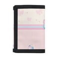thumbnail image 1 of Psesaysky Polyester Fabric Children's Wallet with Magic Sticker Closure, Kids Trifold Pouch for School and Outdoor, 1 of 7
