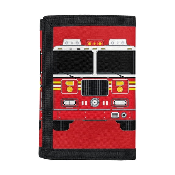 Psesaysky Polyester Fabric Children's Wallet with Magic Sticker Closure, Youth Trifold Wallet for Outdoor Sports