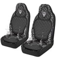 thumbnail image 1 of Psesaysky Protective Car Seat Covers for Automotive, Polyester Fabric Elastic Auto Front Seat Covers, Leopard Print 2 Piece Set, 1 of 12
