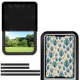 thumbnail image 1 of Psesaysky RV Door Window Shade 17.3'' x 26'', Half-Fold Design RV Window Cover with UV Protection and Privacy Features for Campers, Travel Trailers, Hook and Loop Design (Green Cactus Floral), 1 of 7