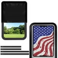 thumbnail image 1 of Psesaysky RV Door Window Shade Cover Privacy and UV Rays Protection Blackout Shades Novelty American Flag RV Interior Accessories 17.3x26 inch, 1 of 7